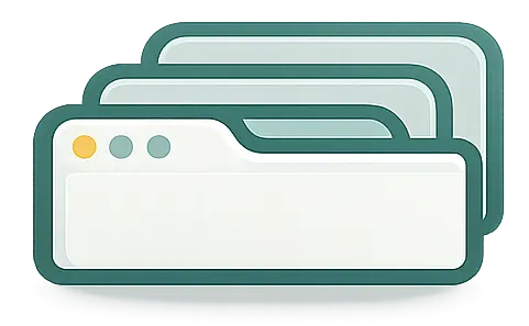 ORDO Logo - A tab management browser extension